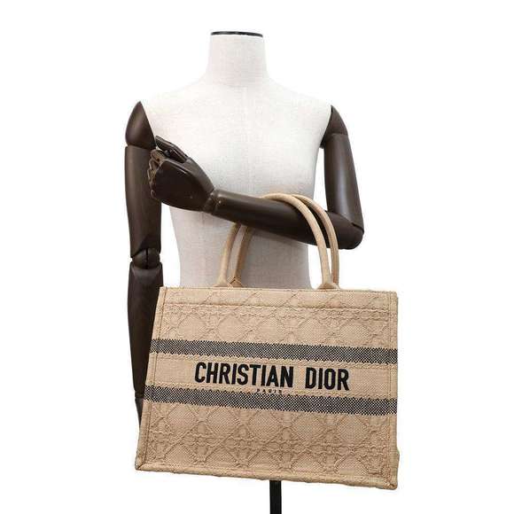 Christian Dior Tote Bag Book Medium Raffia - Picture 4 of 9